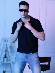 Men Polyester Polo T Shirt