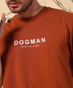 Puff Printed Poly Cotton Terry Oversizesd T Shirt