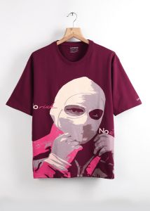 No Risk No Story Printed Mens Cotton Oversized T-Shirt