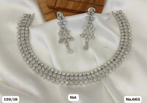 Beautiful American Diamond Necklace Set