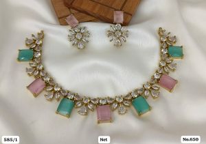 Cubic Zirconia Necklace Set