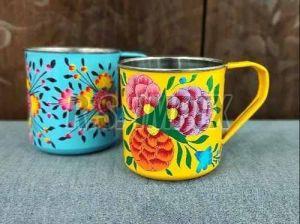 Hand Painted Stainless Steel Mug