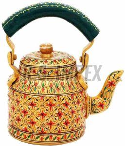 Handpainted Multicolor Tea Kettle
