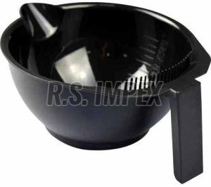 Plastic Black Salon Hair Color Mixing Bowl