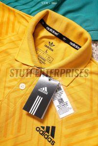 Mens Yellow Polo T Shirt