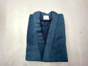 Folded Terry Cotton Dry Wrap Bathrobe
