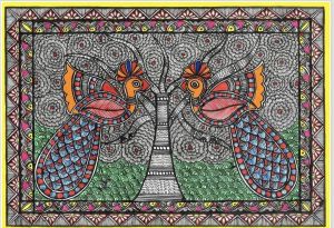 Peacock Madhubani Painting
