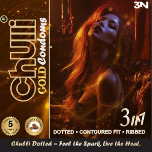 Chulli Chocolate Dotted Gold Condoms
