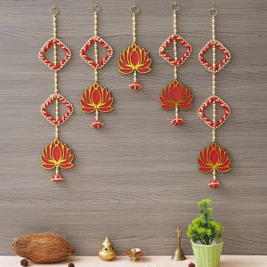 Designer Lotus Toran Wall Hanging
