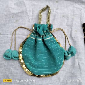 Silk Designer Potli Bag