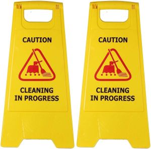 Plastic Cleaning Sign Board
