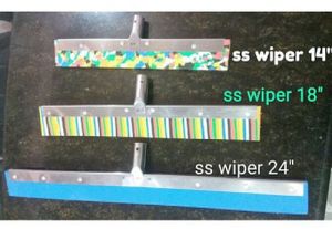 Stainless Steel EVA Rubber Floor Wiper