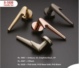 EDGE S-1030 Modern Z-Shaped Mortise Door Handle Set