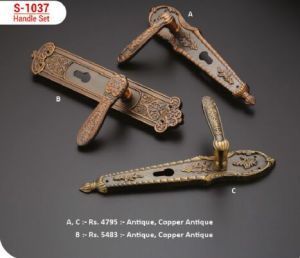 EDGE S-1037 Decorative Mortise Door Handle Set