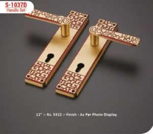 EDGE S-1037D Decorative Mortise Door Handle Set
