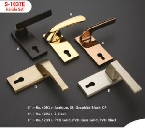 EDGE S-1037E Decorative Mortise Door Handle Set