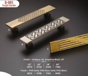 EDGE S-501 Patterned Designer Single Door Pull Handle