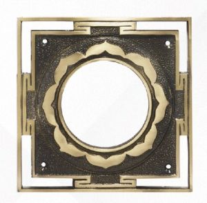 Jali Pattern Decorative Square Plate