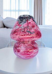 12 Inch Marble Mushroom Table Lamp