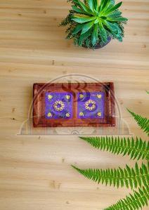 2 Tile Ceramic Tray