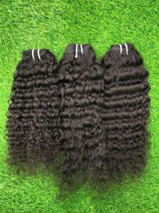 Black Curly Remy Human Hair Extension