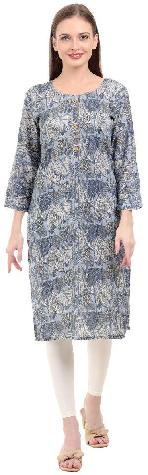 Long Rayon Kurti