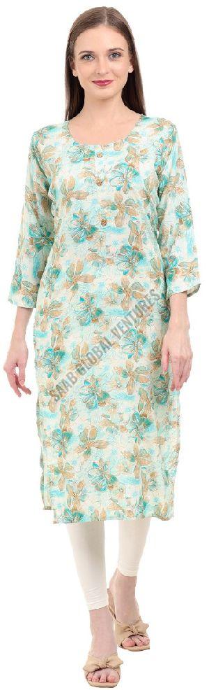 Long Rayon Kurti