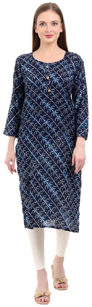 Long Rayon Kurti