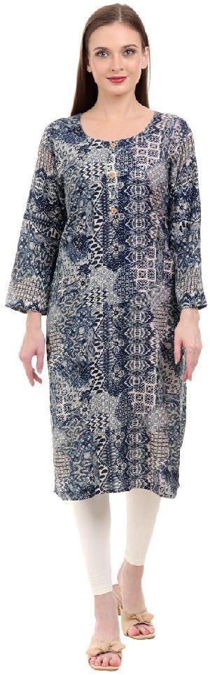 Long Rayon Kurti