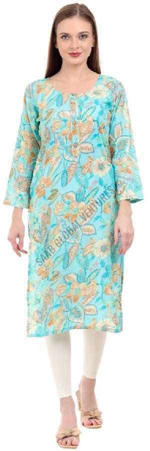 Long Rayon Kurti