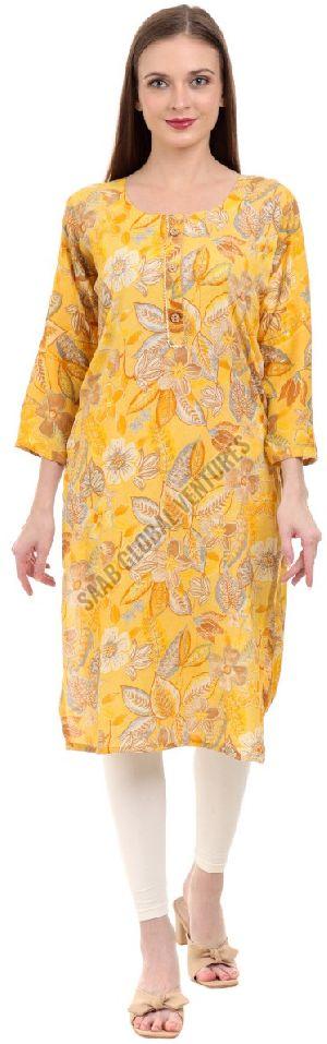 Long Rayon Kurti