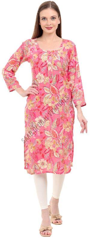 Long Rayon Kurti
