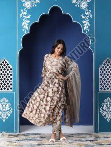 Almond Blossom Anarkali Suit