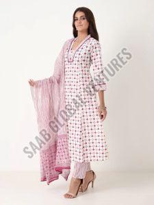 Burgundy Orbit Anarkali Suit