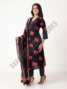 Cotton Grace Ele Anarkali Suit