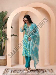 Ladies Emerald Haze Cotton Blend Suit
