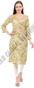 Forest Flora Elegance Kurti