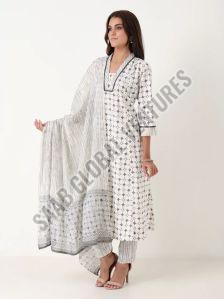 Gravity Pattern Anarkali Suit