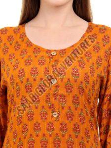 Mustard Leaf Whisper Kurti