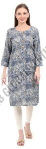 Peacock Leaf Elegance Kurti