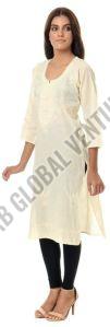 Pearl Petals Chikankari Kurti