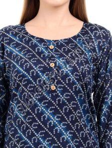 Sapphire Bandhani Elegance Kurti