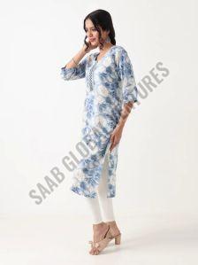 Summer Sky Single Kurti