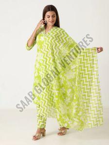 Green Aura A Line Suit