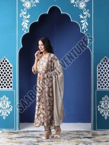 Almond Blossom Anarkali Suit