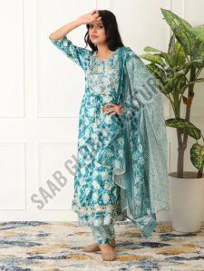 Cotton Grace Flare Anarkali Suit