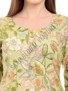 Forest Flora Elegance Kurti