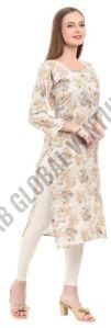 Golden Floral Elegance Kurti