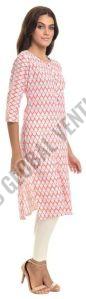 Orange Aura Pure Cotton Kurti