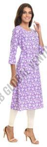 Purple Serenity Kurti